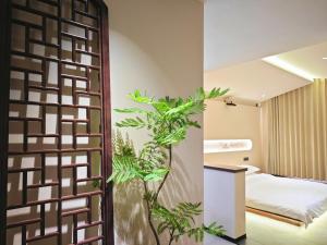 Letto o letti in una camera di 寺外茶宿SiWai tea&house