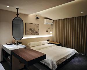 Letto o letti in una camera di 寺外茶宿SiWai tea&house