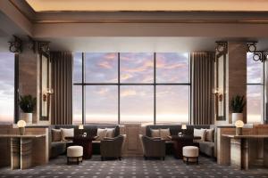 Posezení v ubytování Shangri-La Phnom Penh