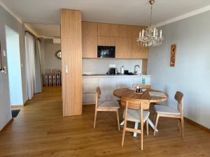 Kuchyňa alebo kuchynka v ubytovaní Apartments Cafe Hexe