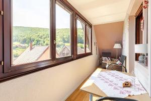 Nespecifikovaný výhled na hory nebo výhled na hory při pohledu z bed and breakfast