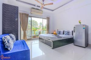 Nilaya Nest Away客房内的一张或多张床位