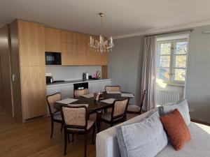 Kuchyňa alebo kuchynka v ubytovaní Apartments Cafe Hexe