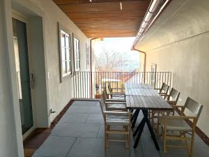 Balkón alebo terasa v ubytovaní Apartments Cafe Hexe