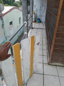 Balkón nebo terasa v ubytování Studio confortable à Les Abymes, 12m², balcon agréable