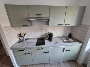 Η κουζίνα ή μικρή κουζίνα στο Gleis16 Apartment zum Wohlfühlen
