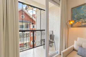 Uma varanda ou terraço em Morada Real 405 - Apê novo no Centro de Canela