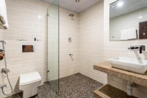 Vonios kambarys apgyvendinimo įstaigoje Hotel Yukhang