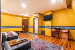TV a/nebo společenská místnost v ubytování Hotel Yukhang