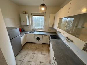 Kuchyň nebo kuchyňský kout v ubytování AMT Hotel Hamburg