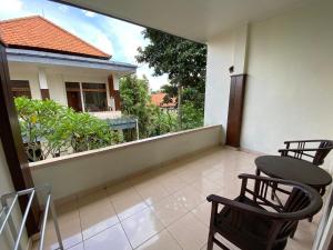 Balkón nebo terasa v ubytování Brata Inn Ubud