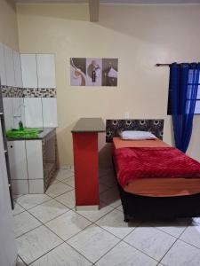 Dapur atau dapur kecil di hotel Pousada Gomes