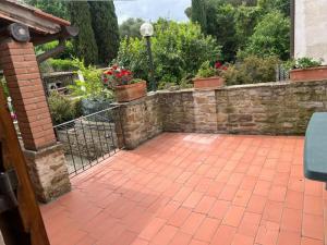 Balkón nebo terasa v ubytování Appartamenti Casa Podere San Firenze + 37 fotografií