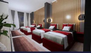 Postel nebo postele na pokoji v ubytování Safir Hotels Çorlu