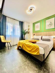 Postel nebo postele na pokoji v ubytování Elegante Apartamento TRES COLORES