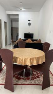 Χώρος καθιστικού στο Double H Homestay