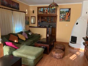 Et opholdsområde på La casa del pintor