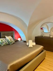 Postel nebo postele na pokoji v ubytování Aitnè - Holiday Apartments