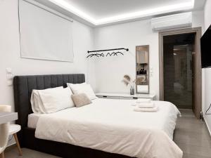 Кровать или кровати в номере ενtreé guest house near Palamidi Castle