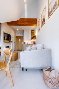 Χώρος καθιστικού στο Daj Sobie Spokój Mariental