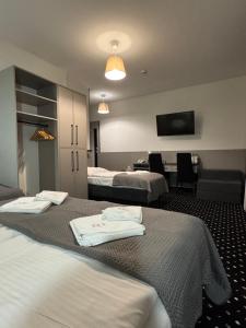 Posteľ alebo postele v izbe v ubytovaní Medical Wellness & SPA Werona