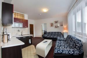 Dapur atau dapur kecil di Hotel Harrachov Inn