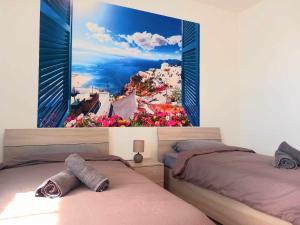 Llit o llits en una habitació de Apartment in Marsaskala