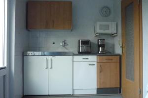Dapur atau dapur kecil di NEU! Ferienwohnung Storchennest EG