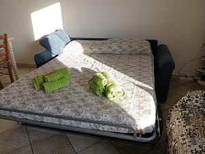 Posteľ alebo postele v izbe v ubytovaní La Ciaccia - appartement vue mer