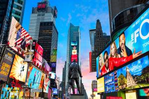 Nespecifikovaný výhled na destinaci New York nebo výhled na město při pohledu z hotelu