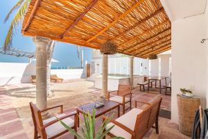 Χώρος καθιστικού στο Casa para descansar y disfrutar la vida en el mar