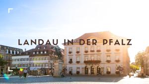a large building with the words lamu in der plaza at Familienglück im Waldglück Pfalz in Gleisweiler