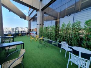 Zahrada ubytování Nomad Live Hostel
