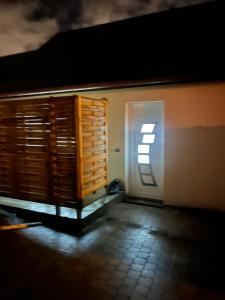 a room with a door and a window at Dm cocooning in Richemont