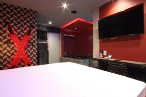 Una cocina o kitchenette en Misk Motel