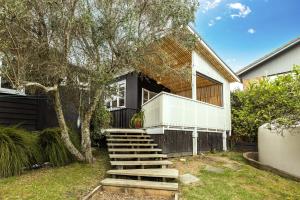 Zahrada ubytování Little Oneroa Beach Studio