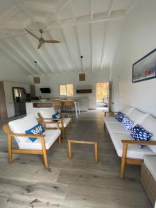 TV a/nebo společenská místnost v ubytování Duna