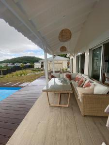 Balkón nebo terasa v ubytování Arubana