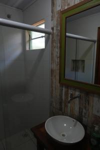 Koupelna v ubytování Pousada Morada Das Corujas