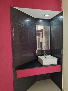 Koupelna v ubytování HOTEL MORELOS