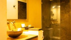 Koupelna v ubytování Hacienda El Salitre Hotel & Spa