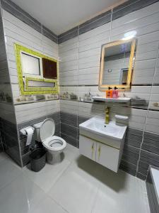 Koupelna v ubytování Families Inn