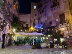 Bygningen som feriehuset ligger i