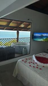 Postel nebo postele na pokoji v ubytování Altavista residence
