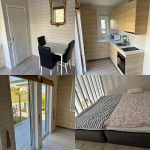Kuchyň nebo kuchyňský kout v ubytování ATTEFALLSHUS on HÖNÖ, 4 beds
