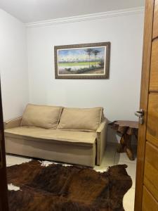 Posezení v ubytování Casa aconchegante