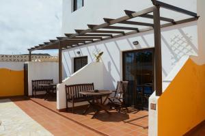 Ein Balkon oder eine Terrasse in der Unterkunft Casa la Ermita