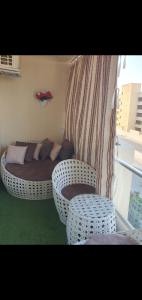 Гостиная зона в Luxury Sea view studio