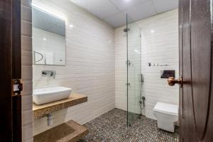 Vonios kambarys apgyvendinimo įstaigoje Hotel Yukhang
