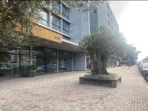 Budova, kde se aparthotel nachází